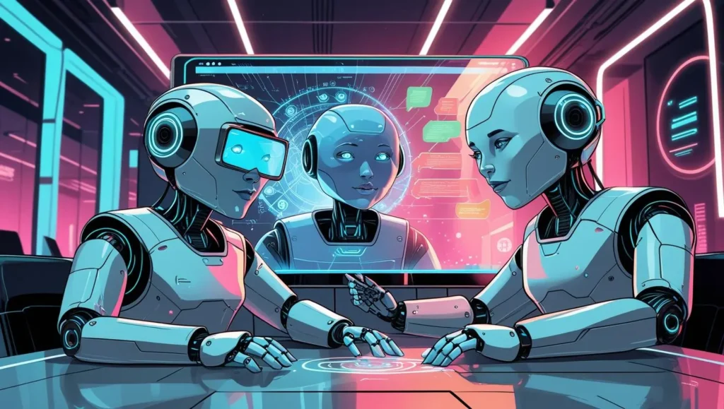 chatbots qui collaborent