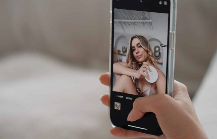 selfie femme