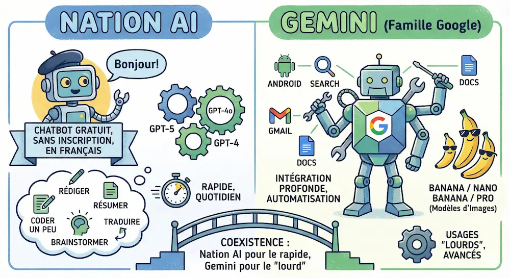 Nation AI, Google Gemini