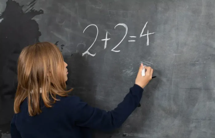 Maths élève tableau